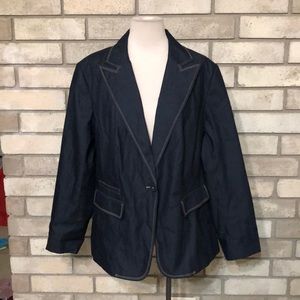 3for$20 EUC Jean jacket size 16w